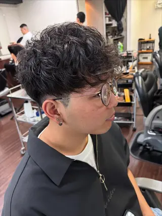 ミディアム メンズ 則光 諒一のヘアスタイル