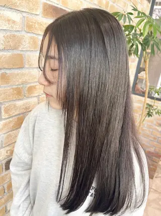 ロング LucksiMie ginza 明松のヘアスタイル
