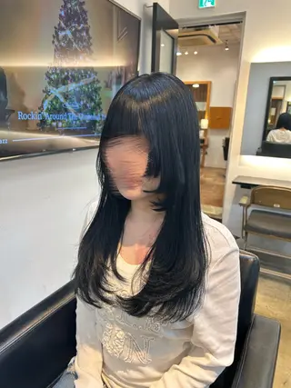 ロング レイヤー/艶髪カラー 🌷油科あい🌷のヘアスタイル