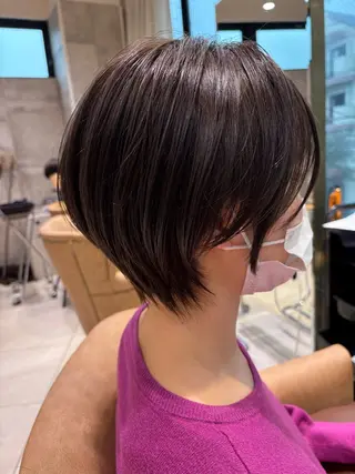 ショート 大人ショート特化/ カットモデル/表参道のヘアスタイル