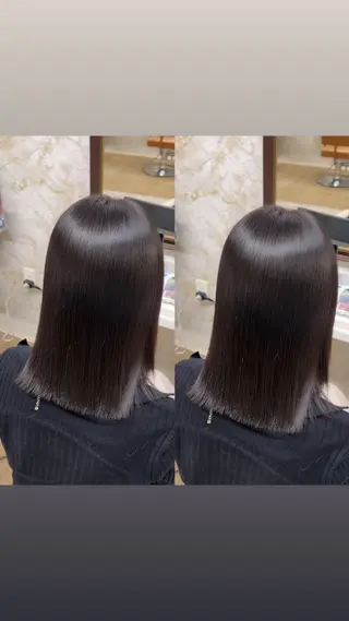 ミディアム 髪質改善/ メンズカット・パーマのヘアスタイル