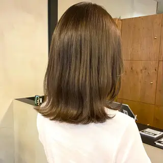 ミディアム カラー パーマ ヘアアレンジ メンズ キッズ ネイル マツエク・マツパ 前川 朋香のヘアスタイル