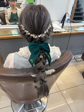 ヘアアレンジ 韓国ヘアー🇰🇷 MIWAのヘアスタイル