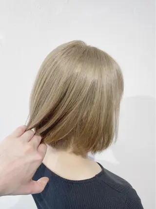 ミディアム カラー 古林 紘のヘアスタイル