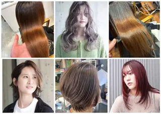 カラー ミディアム LAPIS LiViNg戸祭店のヘアスタイル