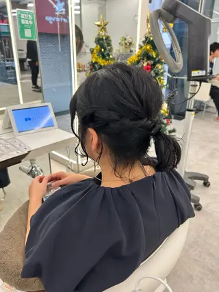 ヘアアレンジ はるか/透明感カラー /ヘアアレンジ🤍のヘアスタイル