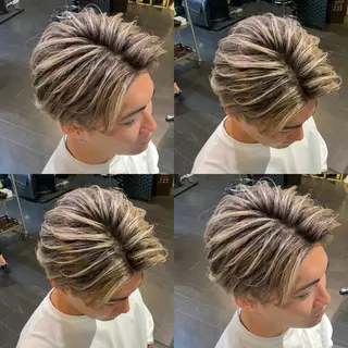 ショート デザインカラー⭐️ Yamauchiのヘアスタイル