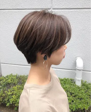 ショート カラー 松田 光雄のヘアスタイル