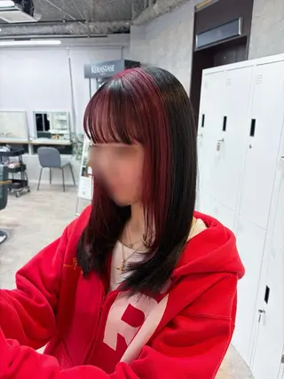セミロング カラー limitみづき🌙 カラーのヘアスタイル