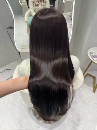 ロング 𝑹𝒊𝒉𝒐🎀 名駅/大人韓国ヘアのヘアスタイル