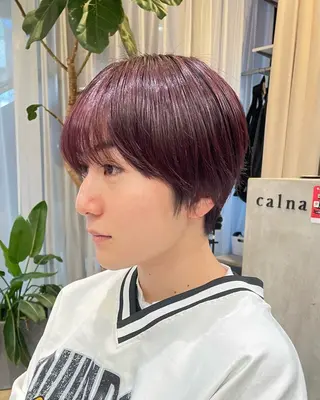 ショート メンズ calna by ELMO  上ノ井のヘアスタイル