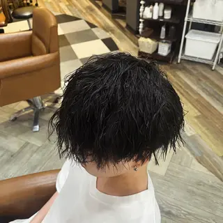 パーマ メンズ 山本 咲貴のヘアスタイル