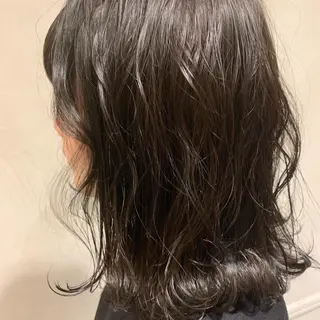 ミディアム カラー 美髪形成！色素改善！ 秋田　和輝のヘアスタイル