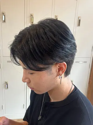 パーマ メンズ 神田 姫奈のヘアスタイル