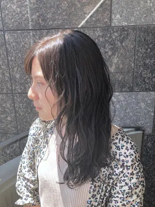 セミロング カラーアンドケアリタ kitamuuuのヘアスタイル