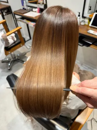 ロング 丹羽大喜 縮毛矯正/美髪矯正のヘアスタイル