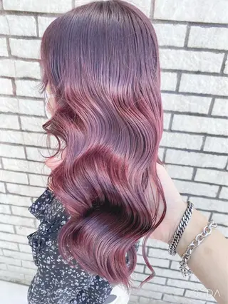 セミロング カラー 🥀髪質改善/ 透明感🥀ユイキのヘアスタイル