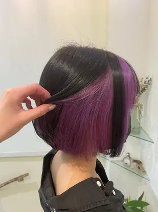カラー 髪質改善カラー🤍 エクステ✨君島由実子のヘアスタイル