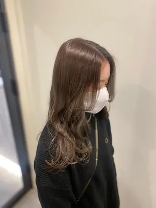 ミディアム カラー 🍑 モモカ🍑のヘアスタイル