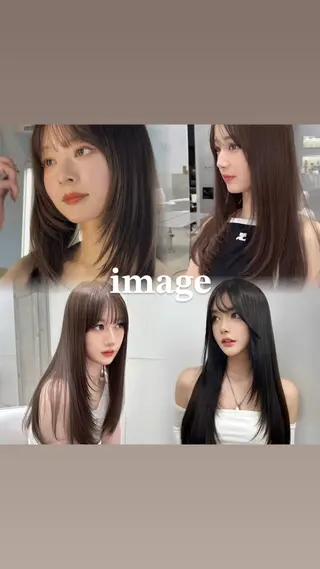 ロング ワンホン×髪質改善 つのーか🩶‪🫧のヘアスタイル