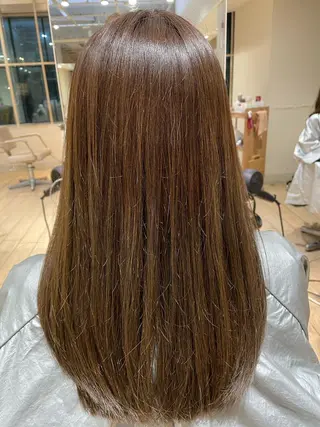 ミディアム カラー 美髪/髪質改善 川口凌弥のヘアスタイル