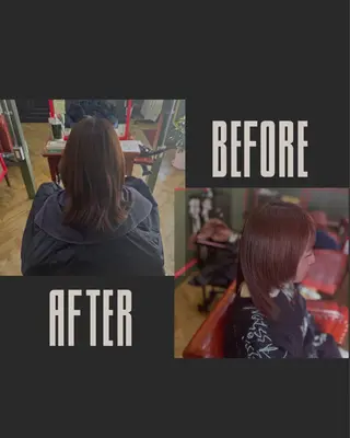 ミディアム カラー 米倉 麻衣のヘアスタイル