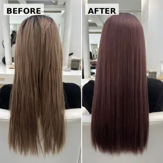 ロング 🫧髪質改善 縮毛矯正特化🫧中西のヘアスタイル