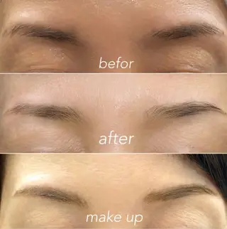 アイブロウ 北野田|momo🍑 美眉/艶髪/耳ツボのヘアスタイル