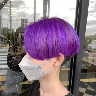 カラー ショート あらげ 🌈推しカラー🌈ᵕのヘアスタイル