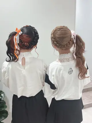 ロング ヘアアレンジ マツエクモデル無料 marry 池袋秦のマツエク・マツパデザイン
