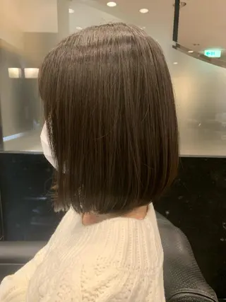 ミディアム 石村  カットモデル 丁寧なカットブロー✨のヘアスタイル