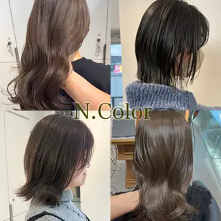 ミディアム レイヤー/艶カラー /パーマ💚千琴のヘアスタイル