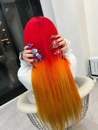 ロング 原宿プルエク売上1位 ✨口コミ⭐️5Kaiのヘアスタイル