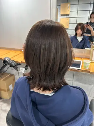 ミディアム レイヤーStyle 🪽菜々実のヘアスタイル