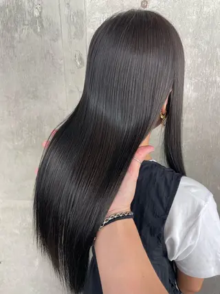 ロング カラー パーマ 江上拓郎/ショート /酸性ストレートのヘアスタイル