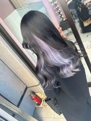セミロング 2次元カラー/ ブリーチMANATOのヘアスタイル