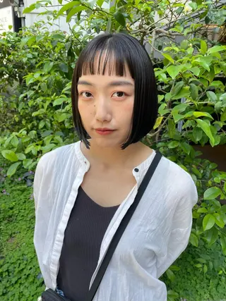 ミディアム カラー パーマ ヘアアレンジ メンズ キッズ ネイル マツエク・マツパ アイブロウ tatsumi/ボブ ウルフ/レイヤーのヘアスタイル