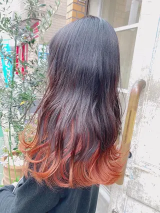 ロング カラー モテ艶カラー 🎖さえきはるかのヘアスタイル