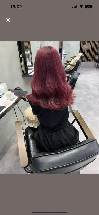 セミロング 当日予約OKカット モデル濱川響太のヘアスタイル