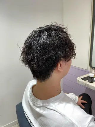 ショート パーマ メンズ 新宿御苑前/新宿 Ryuseiのヘアスタイル