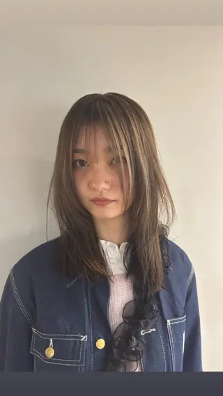 カラー ハイトーン/パーマ 大名 sakiのヘアスタイル