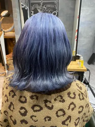 セミロング カラー 加藤 琢也のヘアスタイル