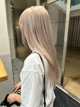 ロング カラー 🦋レイヤーカット ミドリカワ🦋のヘアスタイル