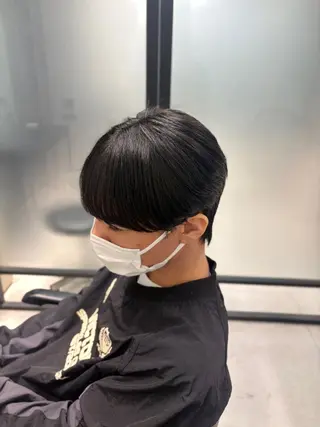 メンズ 曲がる縮毛矯正/ メンズパーマ森隆之介のヘアスタイル