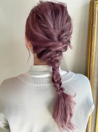 ロング カラー ヘアアレンジ :::  gally :::のヘアスタイル