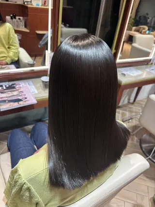 セミロング 山中 あるのヘアスタイル
