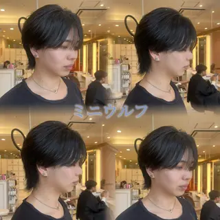 ミディアム メンズ 🫧艶髪/カラー/ パーマ/愛莉🫧のヘアスタイル