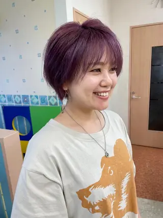 ショート カラー yui .のヘアスタイル