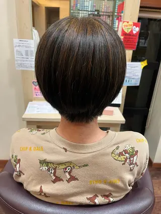 ショート 水口 真穂のヘアスタイル