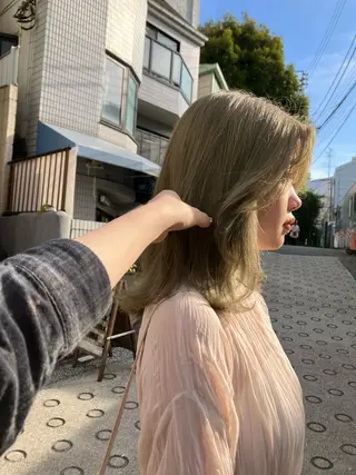 ミディアム 🎀透明感カラー🎀 Yurinoのヘアスタイル